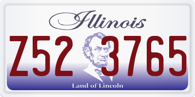 IL license plate Z523765