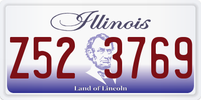 IL license plate Z523769