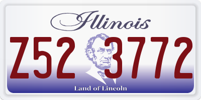 IL license plate Z523772