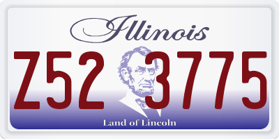IL license plate Z523775