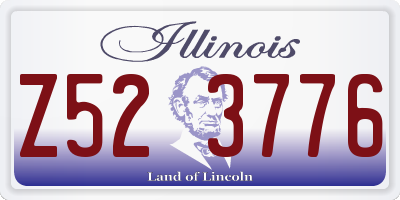 IL license plate Z523776