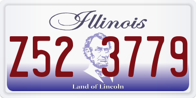 IL license plate Z523779