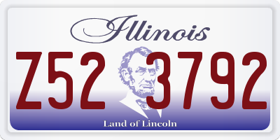 IL license plate Z523792