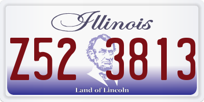 IL license plate Z523813