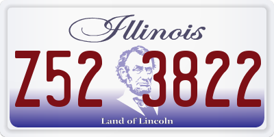 IL license plate Z523822