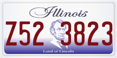 IL license plate Z523823