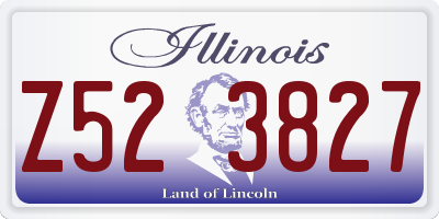 IL license plate Z523827