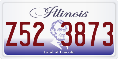 IL license plate Z523873