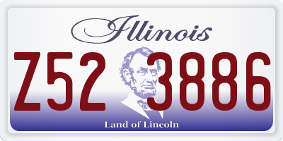 IL license plate Z523886