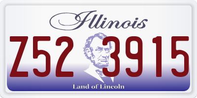 IL license plate Z523915