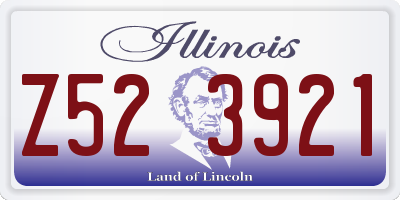 IL license plate Z523921