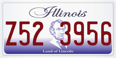 IL license plate Z523956