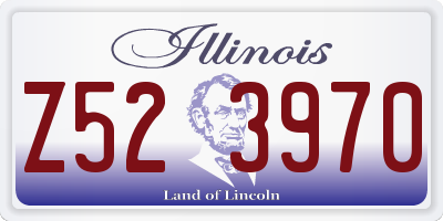 IL license plate Z523970