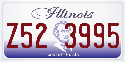 IL license plate Z523995