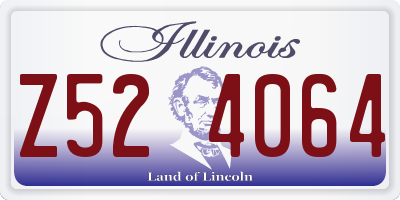 IL license plate Z524064