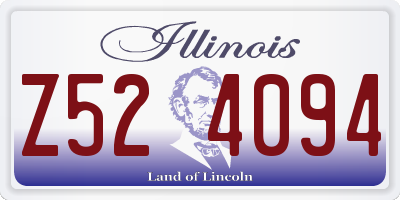IL license plate Z524094