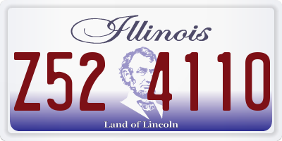 IL license plate Z524110
