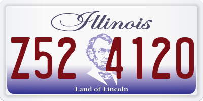 IL license plate Z524120