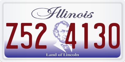 IL license plate Z524130