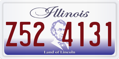 IL license plate Z524131