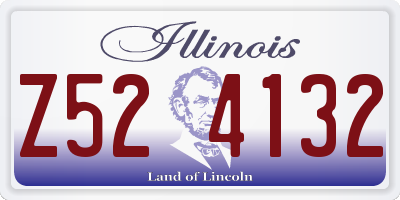 IL license plate Z524132