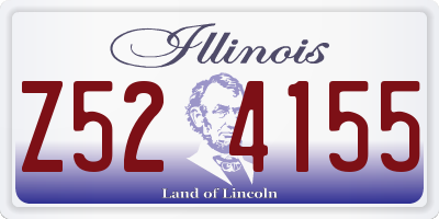 IL license plate Z524155