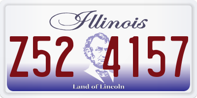 IL license plate Z524157