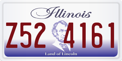 IL license plate Z524161