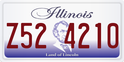 IL license plate Z524210