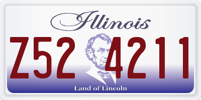 IL license plate Z524211