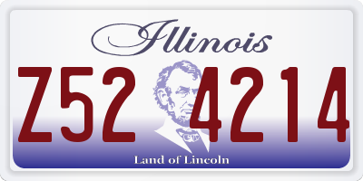 IL license plate Z524214