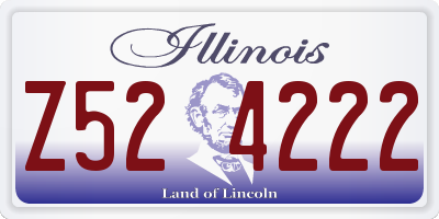 IL license plate Z524222