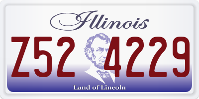 IL license plate Z524229