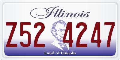 IL license plate Z524247