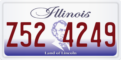 IL license plate Z524249