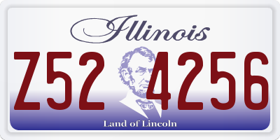 IL license plate Z524256