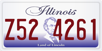 IL license plate Z524261