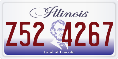 IL license plate Z524267