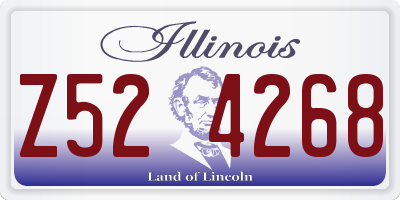 IL license plate Z524268