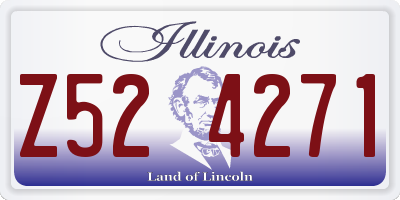 IL license plate Z524271