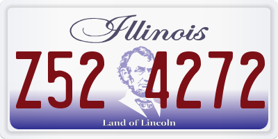 IL license plate Z524272