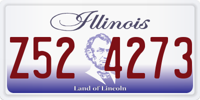 IL license plate Z524273