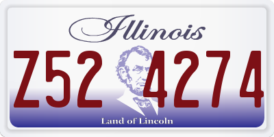 IL license plate Z524274