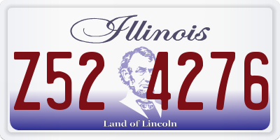 IL license plate Z524276