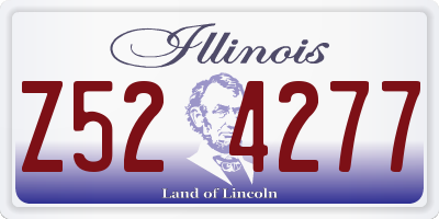 IL license plate Z524277
