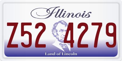 IL license plate Z524279