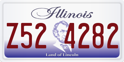 IL license plate Z524282