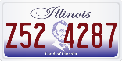 IL license plate Z524287