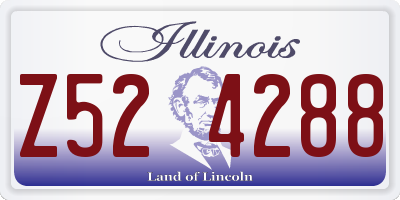 IL license plate Z524288