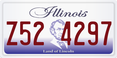IL license plate Z524297